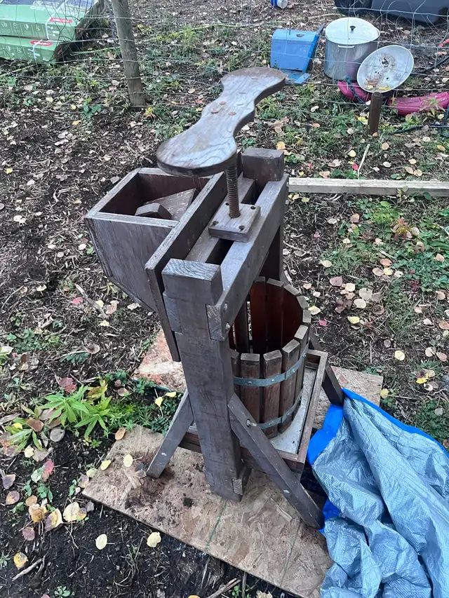Antique Cheese Press