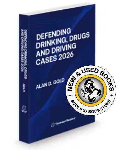 Defending Drinking, Drugs and Driving Cases 2026 9781038216588