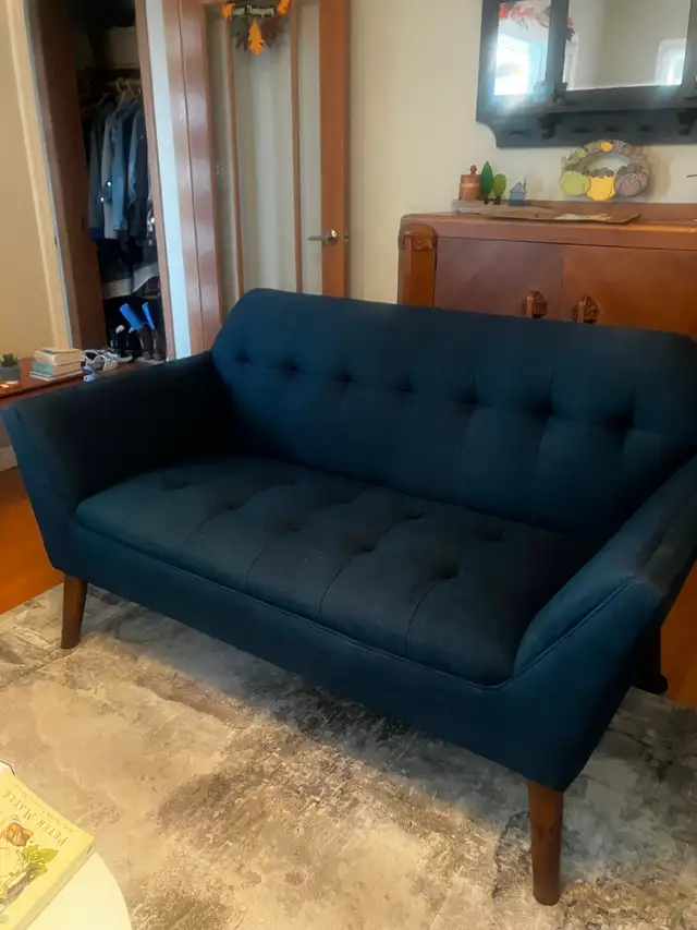 Mid-century love seat