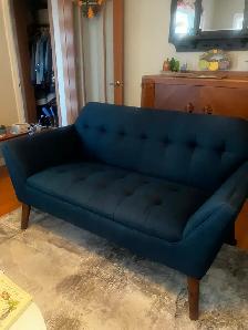 Mid-century love seat