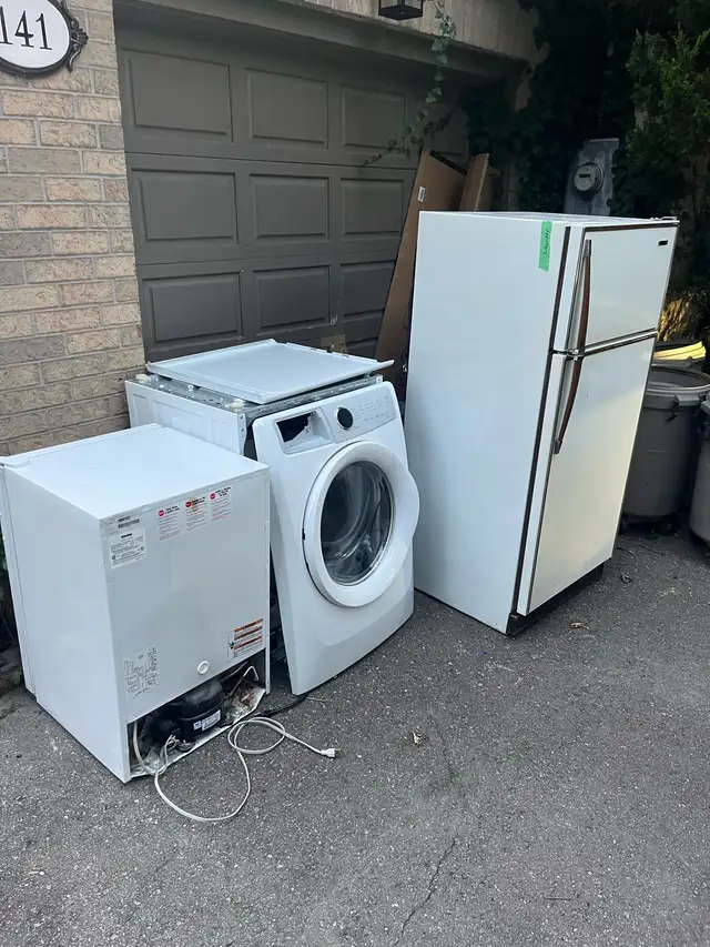 Free old appliance and metal pick ups