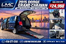2015 Dodge Grand Caravan MOBILITY WHEELCHAIR ACCESSIBLE VAN-ON