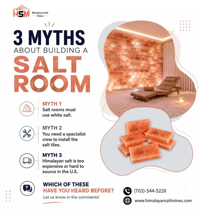 Himalayan Salt Tiles for Salt Rooms & Wellness Spaces – Natural