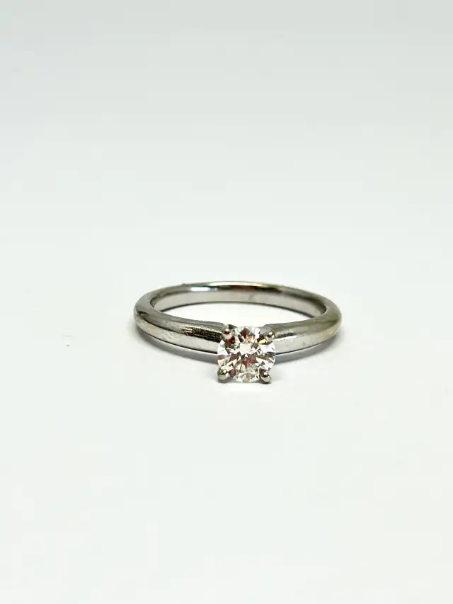 14k WG Classic Effy Diamond Solitaire  Ring