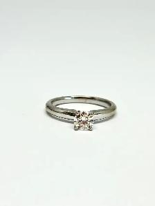 14k WG Classic Effy Diamond Solitaire  Ring