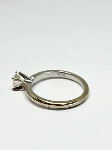 14k WG Classic Effy Diamond Solitaire  Ring - Photo 6