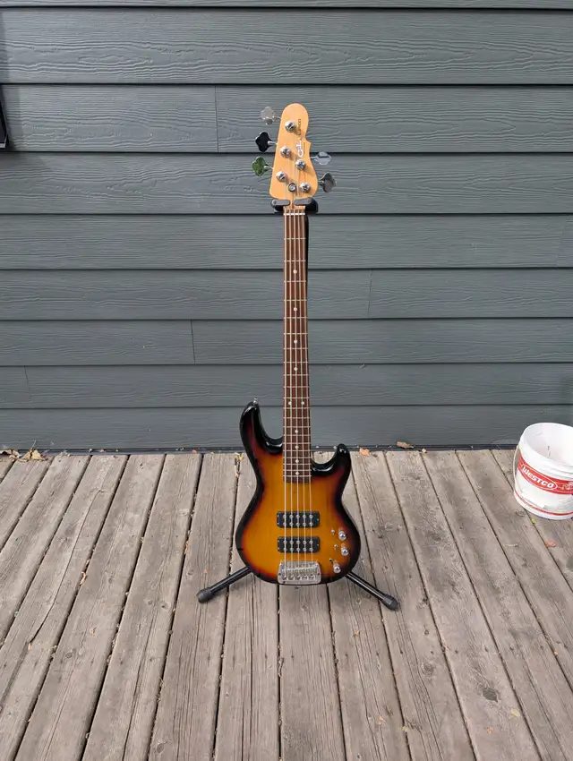 G&L Tribute L 2500 5 string bass guitar made in south Korea