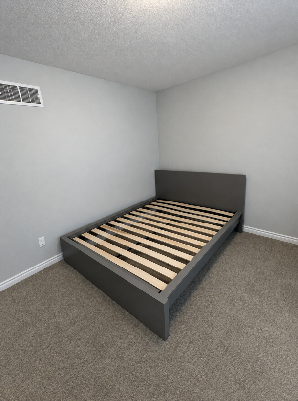 Grey Bed Frame from IKEA