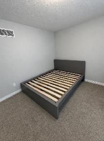 Grey Bed Frame from IKEA