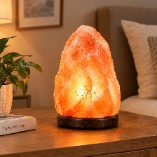 Natural Himalayan Pink Salt Lamp – Warm Glow & Home Decor - Photo 2
