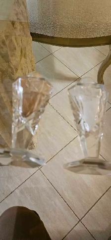 Salière et poivrière en cristal - Photo 3