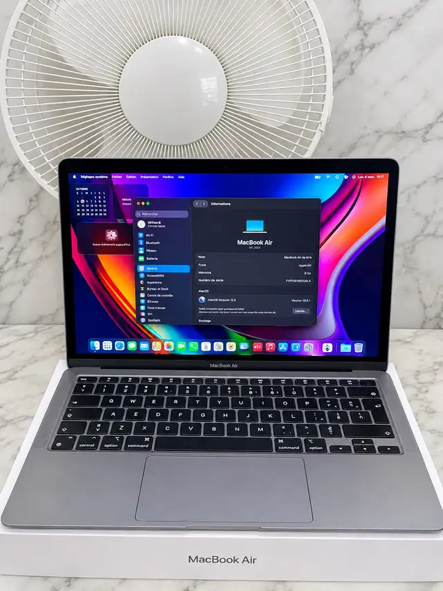 Macbook Air M1 2020 256G Avec sa Boite