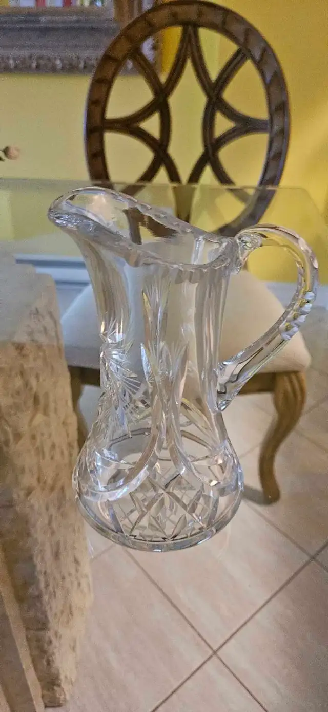 Pichet en cristal