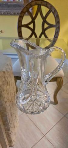 Pichet en cristal
