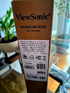 PENDINGViewSonic VX1655 4K-OLED Portable Monitor 15' MINT ~w Box - Photo 6