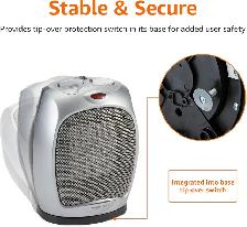 Brand New Oscillating Ceramic Space Heater For Sale - Photo 3