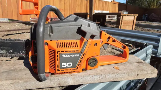 Husqvarna 50 Chain Saw and Accessories For Sale