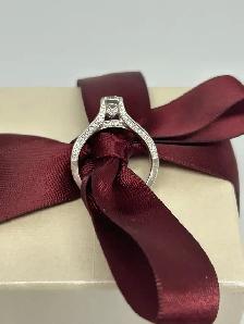 14k W/G Charm Diamond Ring - Photo 9