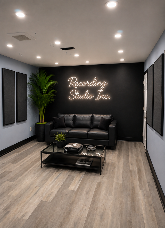 Suite 124-257 – Elevated Creative Studio with Treated Booth Area