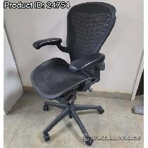 Herman Miller Aeron 'B' Size Ergonomic Task Chair, Soft Armpads
