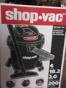 shop vac 4 gallons jamais servie