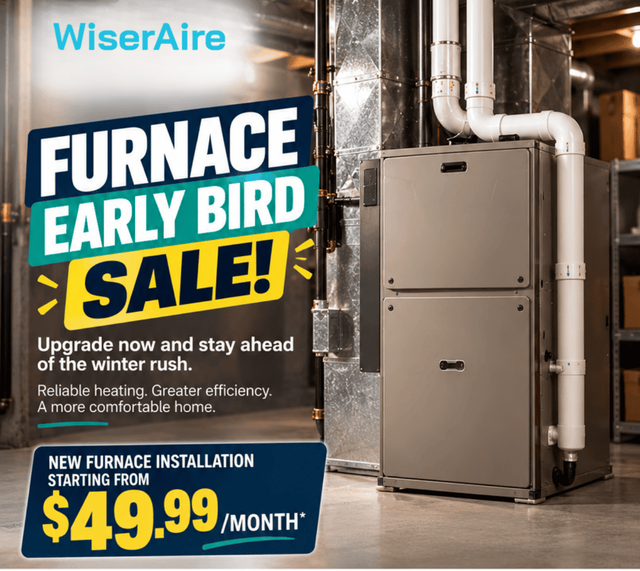 FURNACE EARLY BIRD SALE — GET WINTER READY!