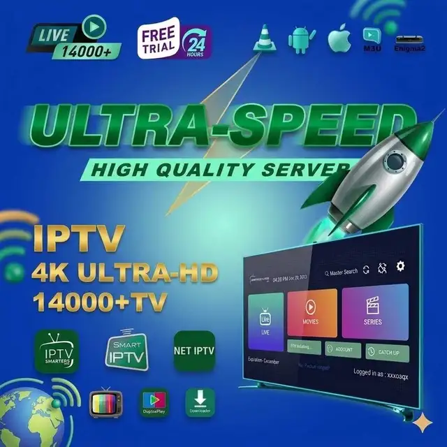 1-Year International TV Service – Live Sports, Movies & Series