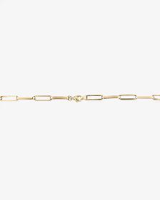 Women's Michael Hill 10K Gold Paperclip Chain~18' - Photo 4