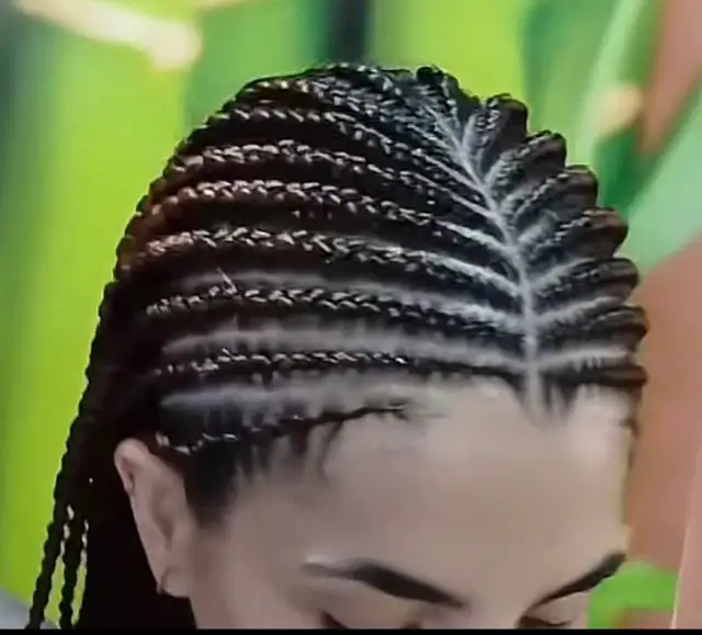 Hair cornrows