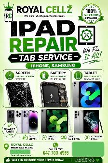 iPhone Samsung Phone Pixel iPad screen & Repair on the spot