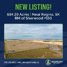 594.29 Acres | RM of Sherwood # 159 | Near Regina, SK