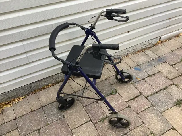 walker with brakes