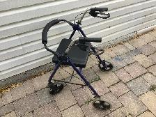 walker with brakes
