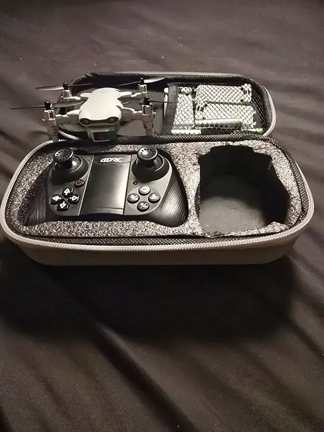 4DRC Mini Drone with Camera — New in Case, 3 Batteries OBO