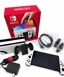 Nintendo Switch OLED Model 64GB White Joy-Con Console $329
