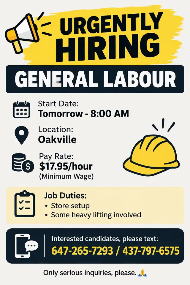 GENERAL LABOUR HIRING