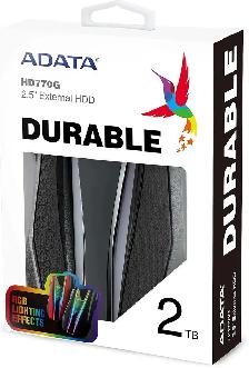 NEW ADATA HD770G 2TB RGB External Hard Drive – Black – $415.99 - Photo 2