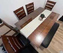 Extendable Dining Table Set – $800 - Photo 2