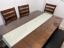 Extendable Dining Table Set – $800 - Photo 3