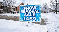 Residential Snow Removal Early Sale