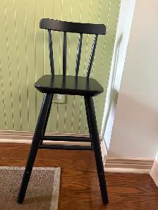 IKEA AGAM junior chair in black