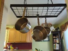 Hanging Pot Rack Cookware Organizer