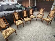 Free delivery used Vintage Octagonal Dining Set - Photo 8