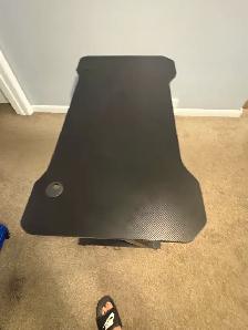 Free delivery used Black gaming desk - Photo 5