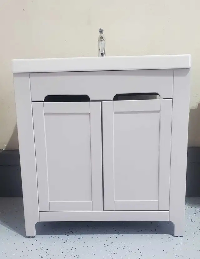 Bathroom vanity with sink