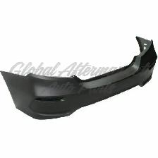 Honda Civic Coupe 2014-2015 Bumper Rear Primed - Photo 3