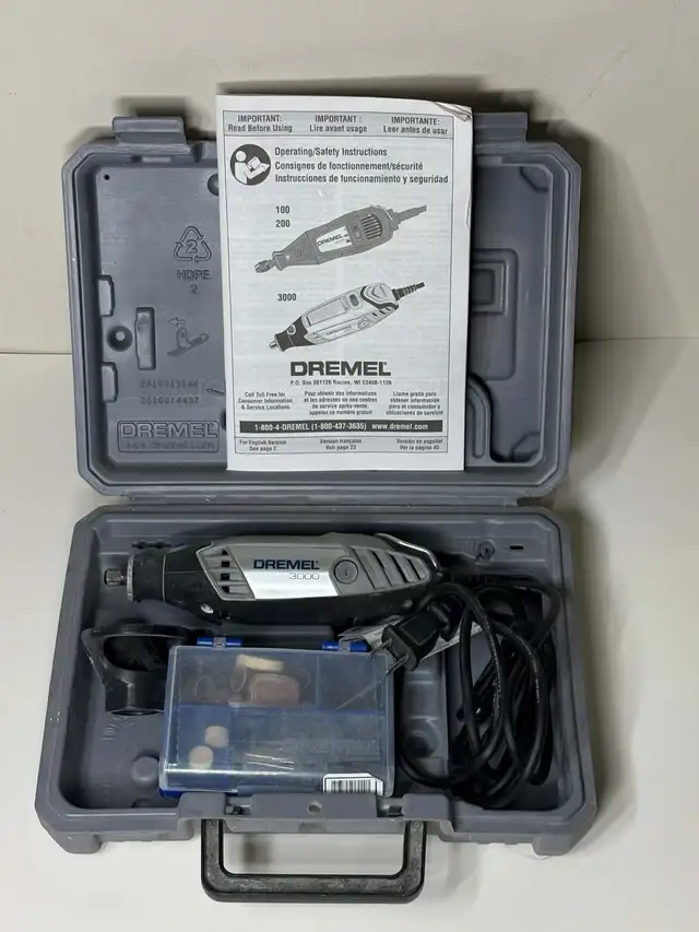 Dremel 3000 Variable Speed Rotary Tool Kit w/ Case