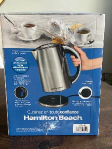 Hamilton Beach Variable Temperature Electric Kettle, 1.7 L – NEW - Photo 2