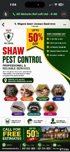 Pest Control Treatment in GTA 50% off in Oct only - Photo 3