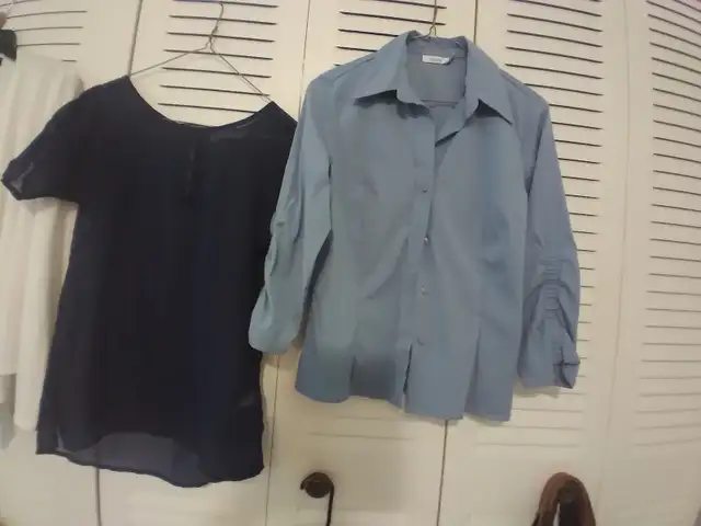 Casual and Dressy blouses, Dressy black pant and skirt
